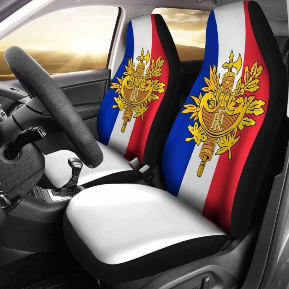 France Coat Of Arms Car Seat Covers 105905 - YourCarButBetter