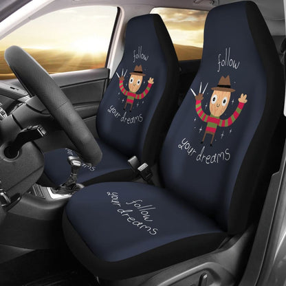 Freddy Krueger Always Follow Your Dreams Car Seat Covers 212903 - YourCarButBetter