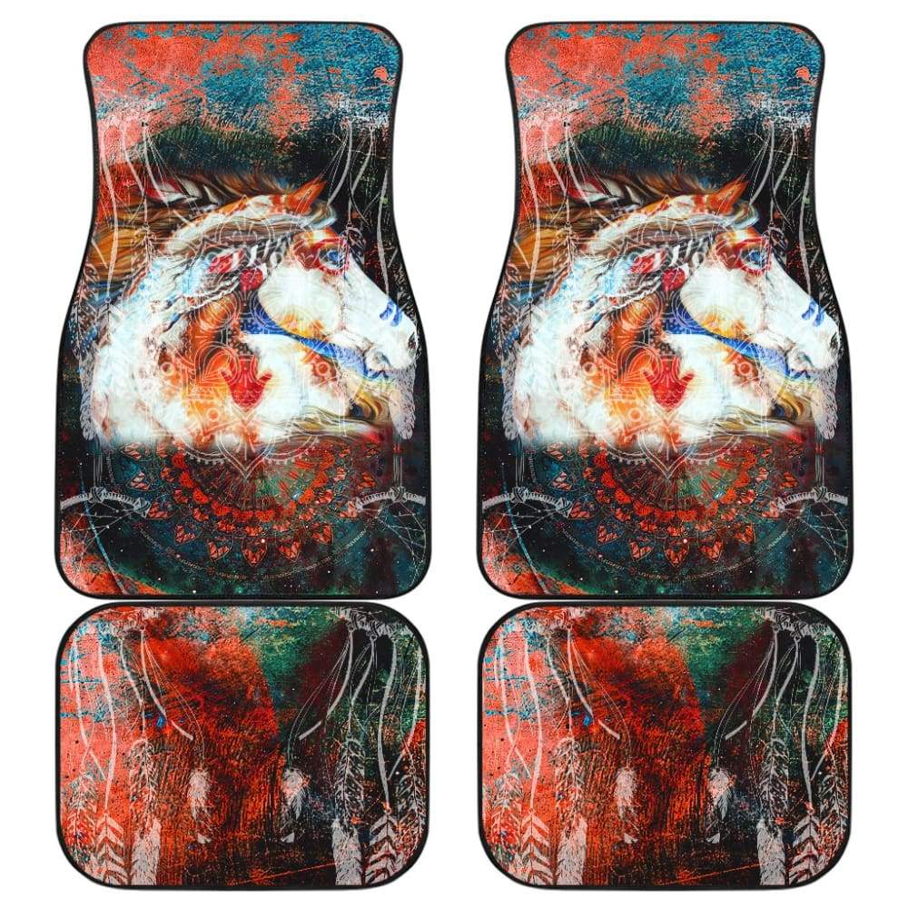 Free Spirit Horse Car Floor Mats 210303