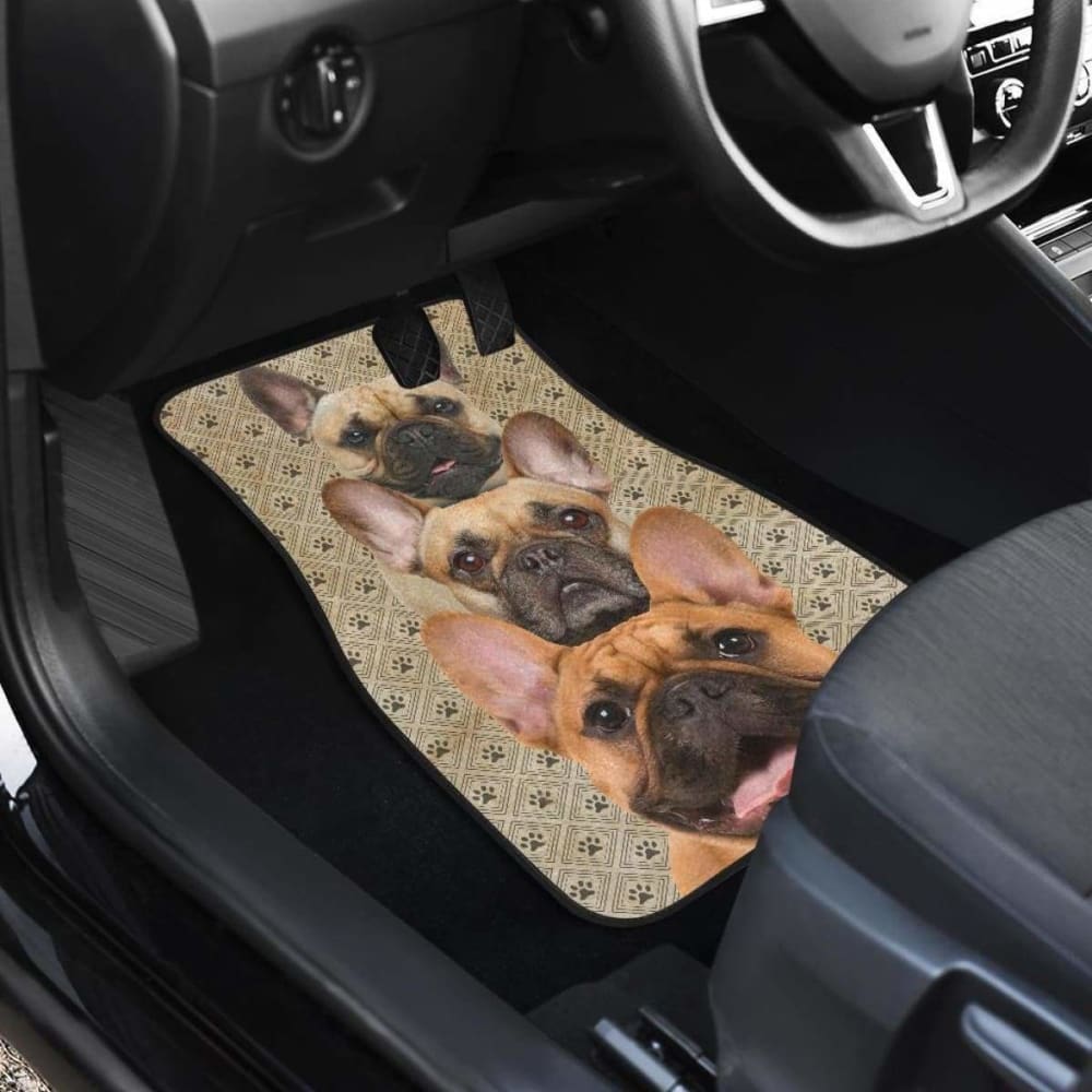 French Bulldog Car Floor Mats For Frenchie Dog Lover 203410