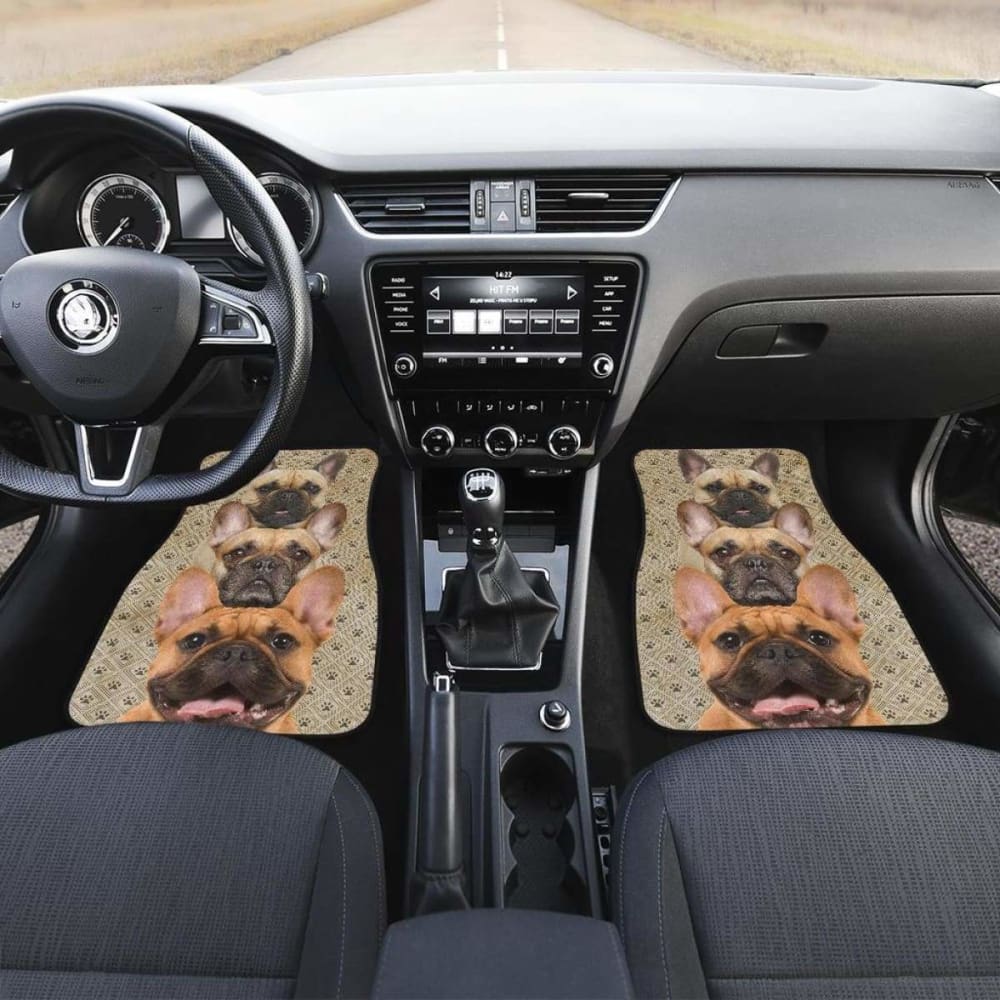 French Bulldog Car Floor Mats For Frenchie Dog Lover 203410
