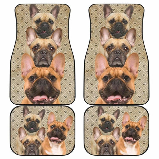 French Bulldog Car Floor Mats For Frenchie Dog Lover 203410