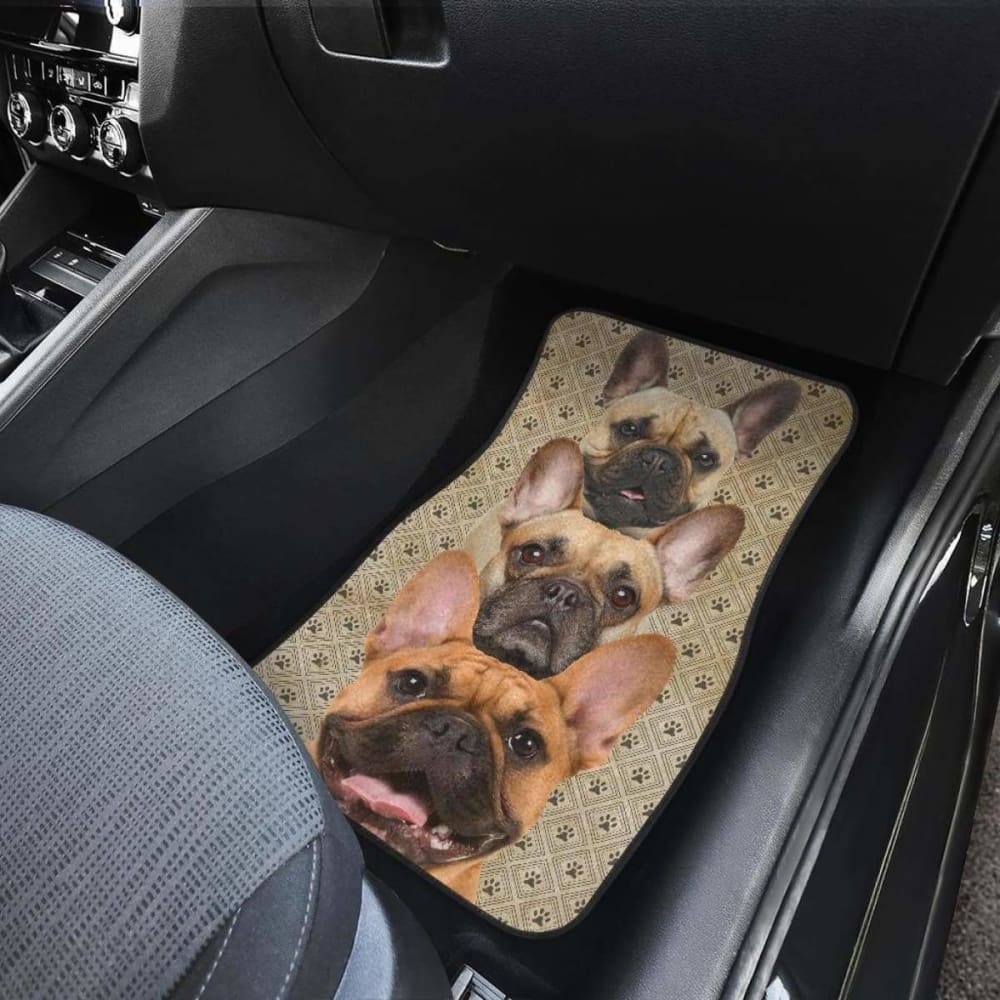 French Bulldog Car Floor Mats For Frenchie Dog Lover 203410