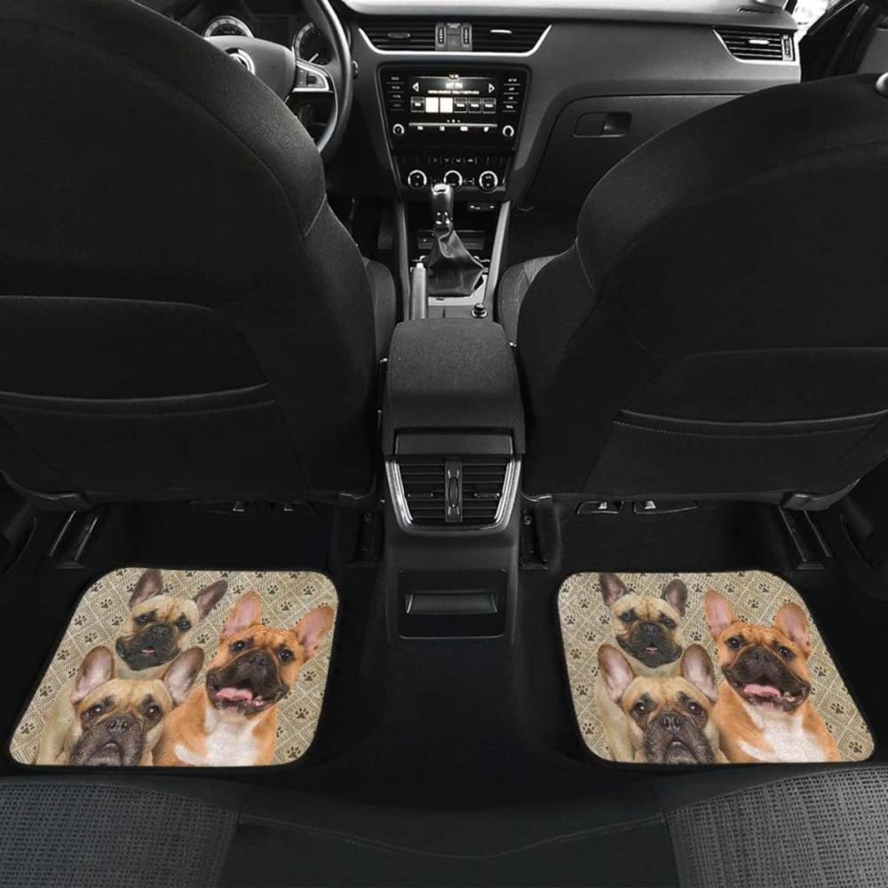 French Bulldog Car Floor Mats For Frenchie Dog Lover 203410