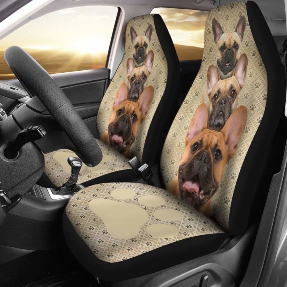 French Bulldog Car Seat Covers Funny 194110