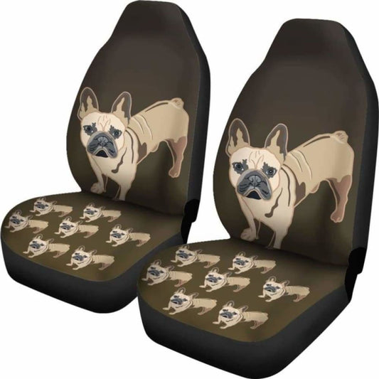 French Bulldog Cartoon Car Seat Cover 194110