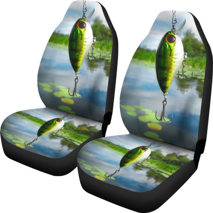 Freshwater Fishing Bait Car Seat Covers 182417 - YourCarButBetter