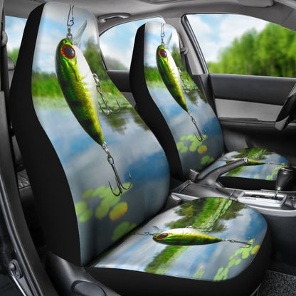 Freshwater Fishing Bait Car Seat Covers 182417 - YourCarButBetter