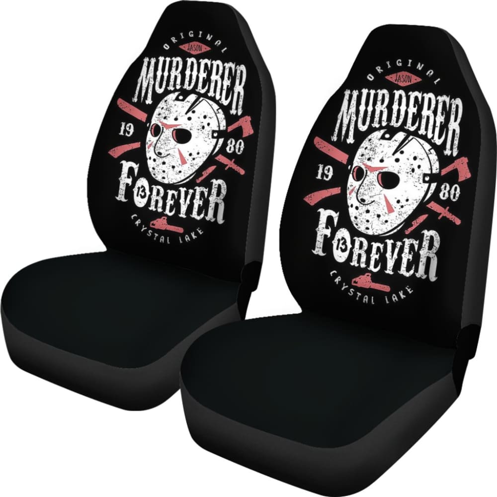 Friday The 13Th Jason Voorhees Art Car Seat Covers Movie Fan Gift 210101 - YourCarButBetter