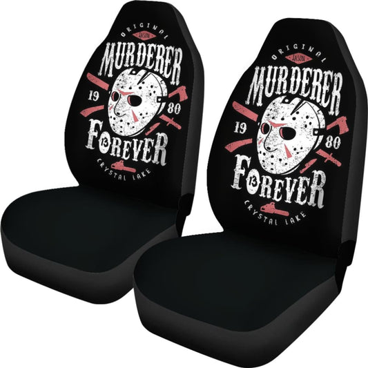 Friday The 13Th Jason Voorhees Art Car Seat Covers Movie Fan Gift 210101 - YourCarButBetter