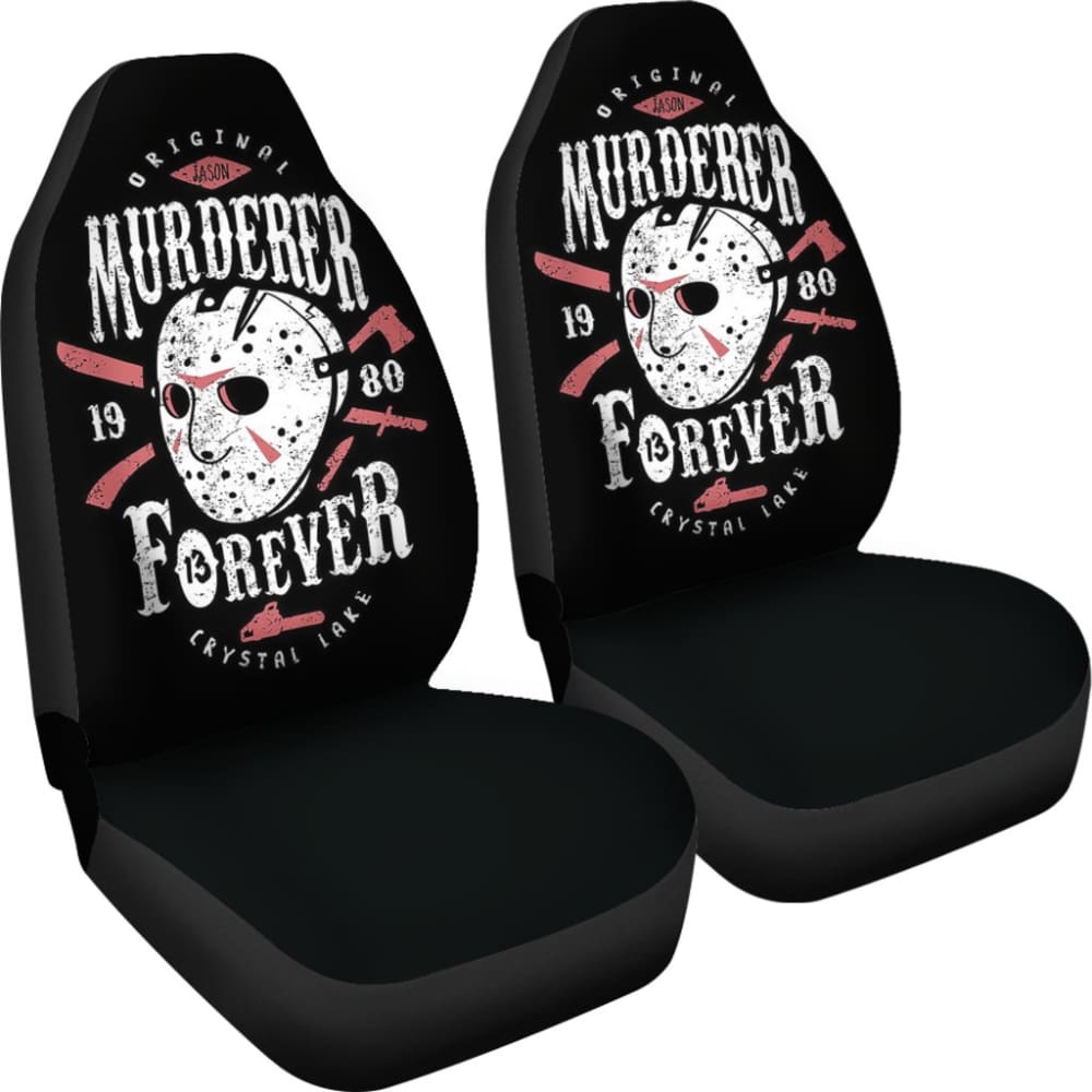 Friday The 13Th Jason Voorhees Art Car Seat Covers Movie Fan Gift 210101 - YourCarButBetter