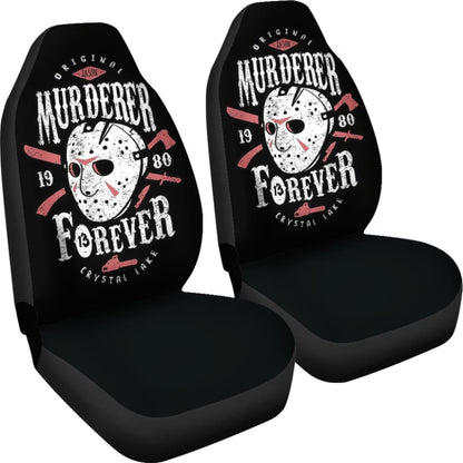 Friday The 13Th Jason Voorhees Art Car Seat Covers Movie Fan Gift 210101 - YourCarButBetter