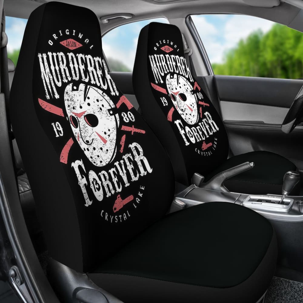 Friday The 13Th Jason Voorhees Art Car Seat Covers Movie Fan Gift 210101 - YourCarButBetter
