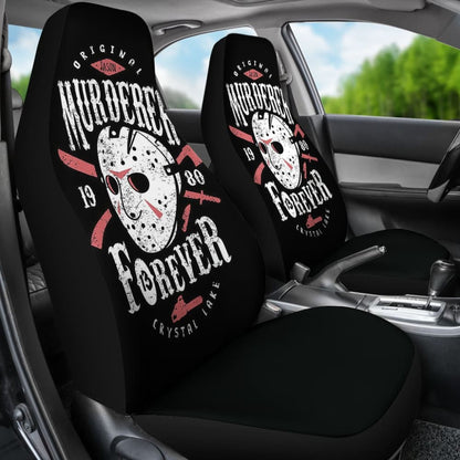 Friday The 13Th Jason Voorhees Art Car Seat Covers Movie Fan Gift 210101 - YourCarButBetter