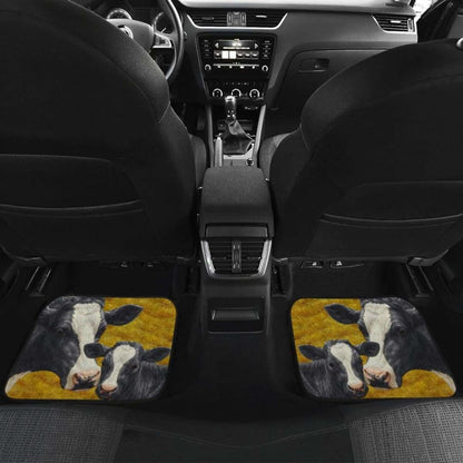 Front And Back Car Mats- Cow Farm (Set Of 4) 144730