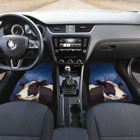 Front And Back Car Mats- Two Cows (Set Of 4) 144730