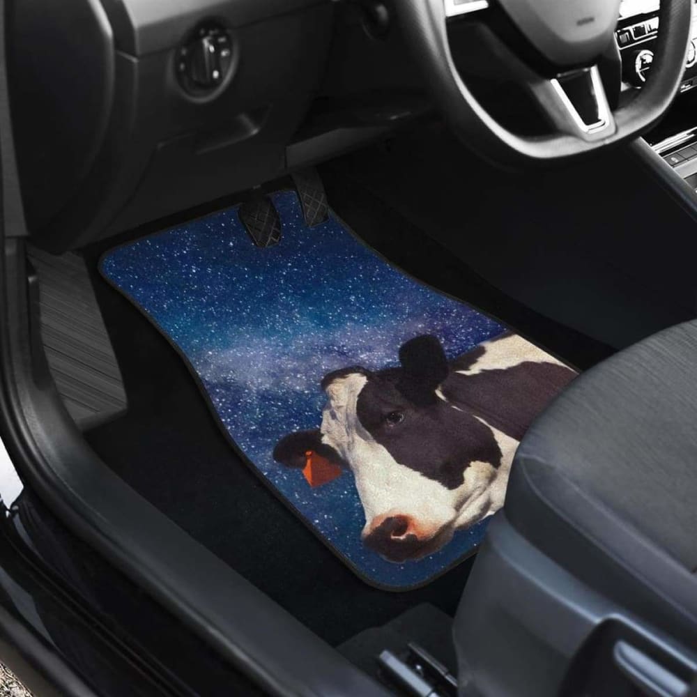 Front And Back Car Mats- Two Cows (Set Of 4) 144730