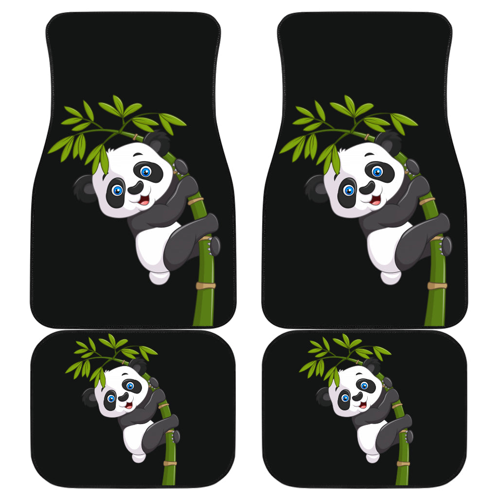 Lovely and Cute Panda Pattern Car Floor Mats 211106
