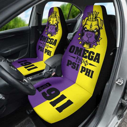 Omega Psi Phi Royal Bulldog 1911 Car Seat Covers 212401