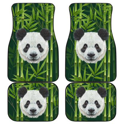 Panda and Bamboo Design Theme Car Floor Mats 211106