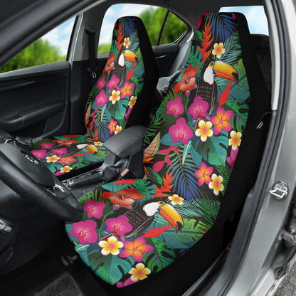 Hibicus Toucan Colorful Car Seat Covers 212401