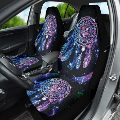 Print Dreamcatcher Boho Galaxy Light Universal Car Seat Covers 211801