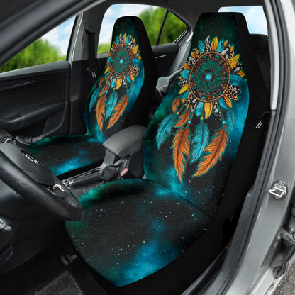 Print Dreamcatcher Sunflower Boho Universal Car Seat Covers 211801