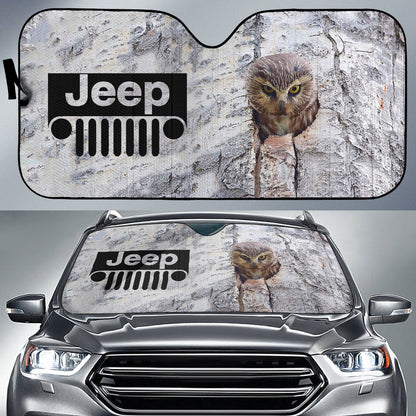 Jeep Car Auto Sun Shades Owl At Home 210102