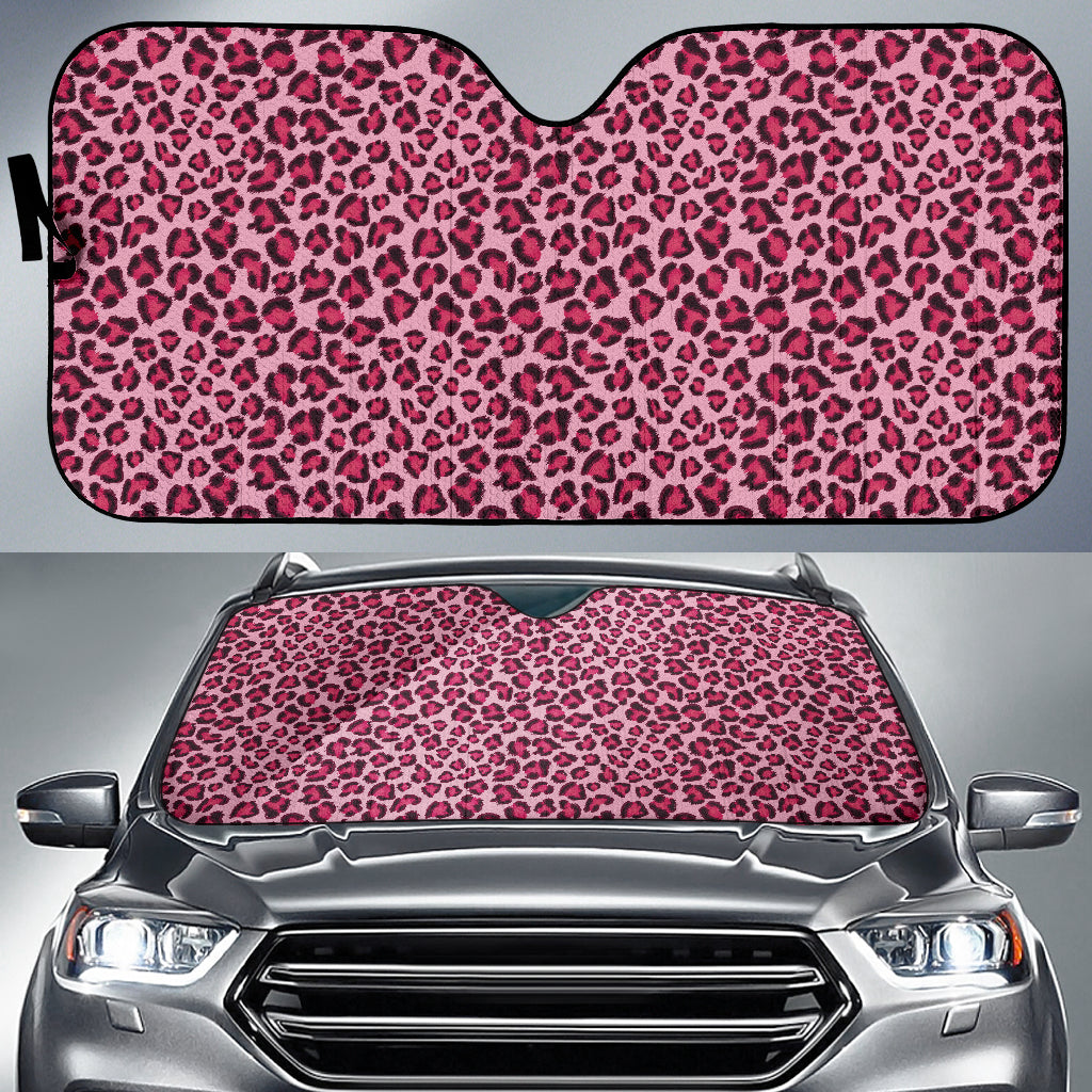 Leopard Pink Skin Car Auto Sun Shades 211701