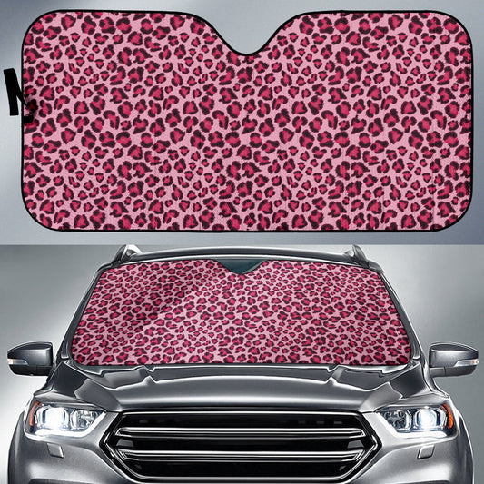 Leopard Pink Skin Car Auto Sun Shades 211701