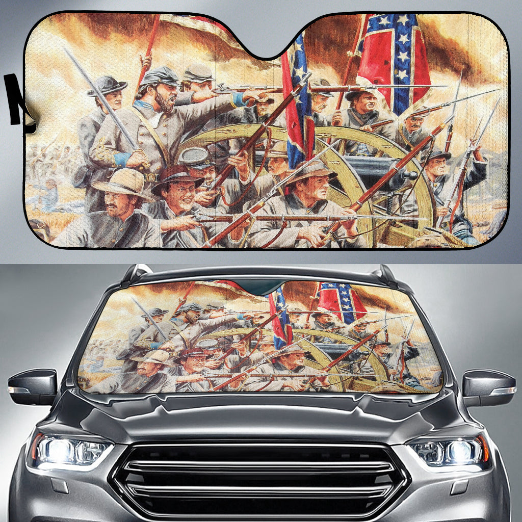 US American Civil War Car Auto Sun Shades Style 5 213001