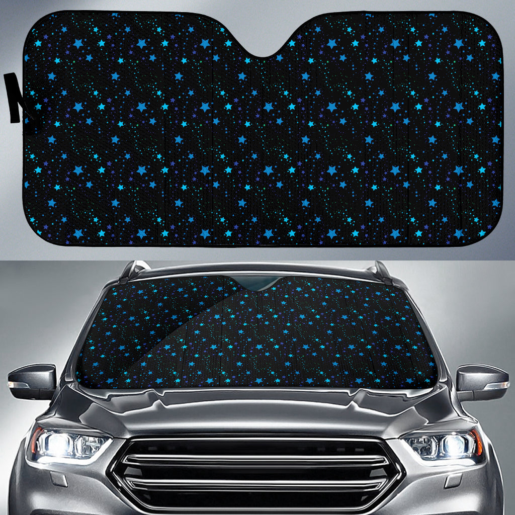 Blue Stars Sky Car Auto Sun Shades 210302