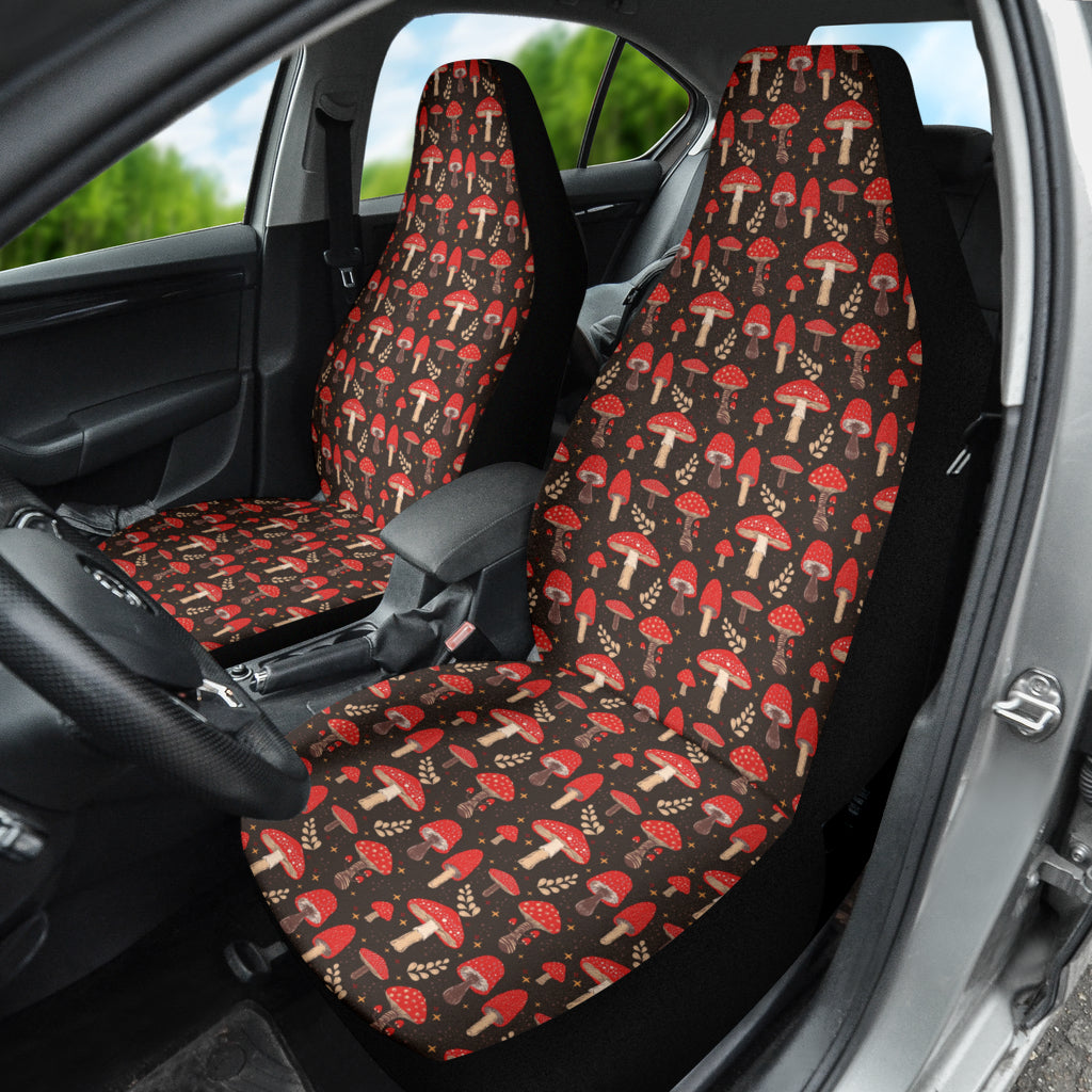 Red Mushroom Car Seat Covers 212301
