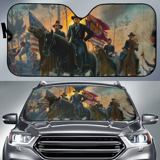 US American Civil War Car Auto Sun Shades Style 3 213001