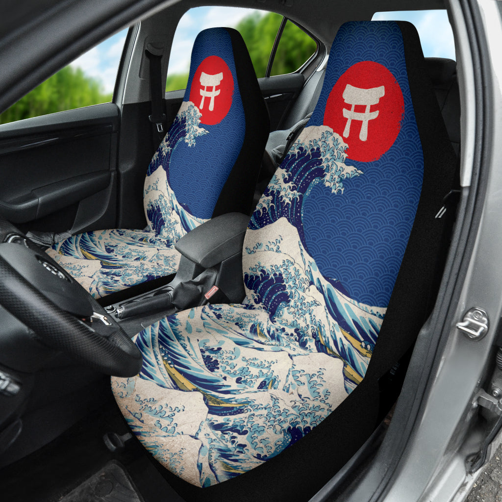 Japan Waves Art Gift Car Seat Covers 212801