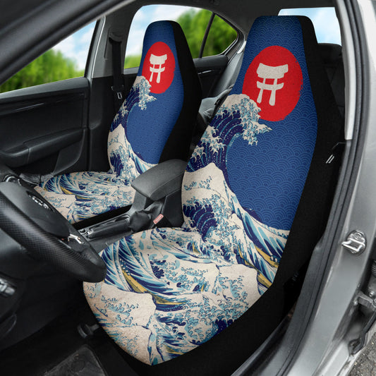 Japan Waves Art Gift Car Seat Covers 212801