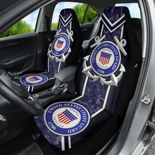 US Coast Guard Camo Car Seat Covers Style 5 210502