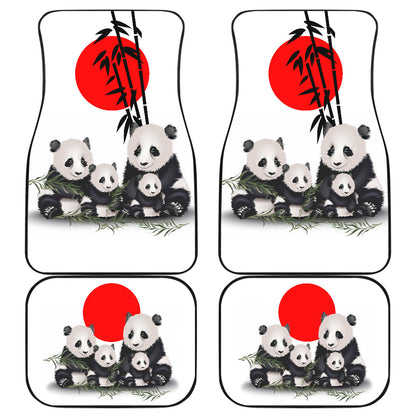 Amazing Iconic Panda Family Car Floor Mats 211106