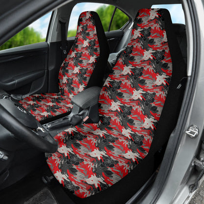 Rose Black Camo Car Auto Seat Covers 212201