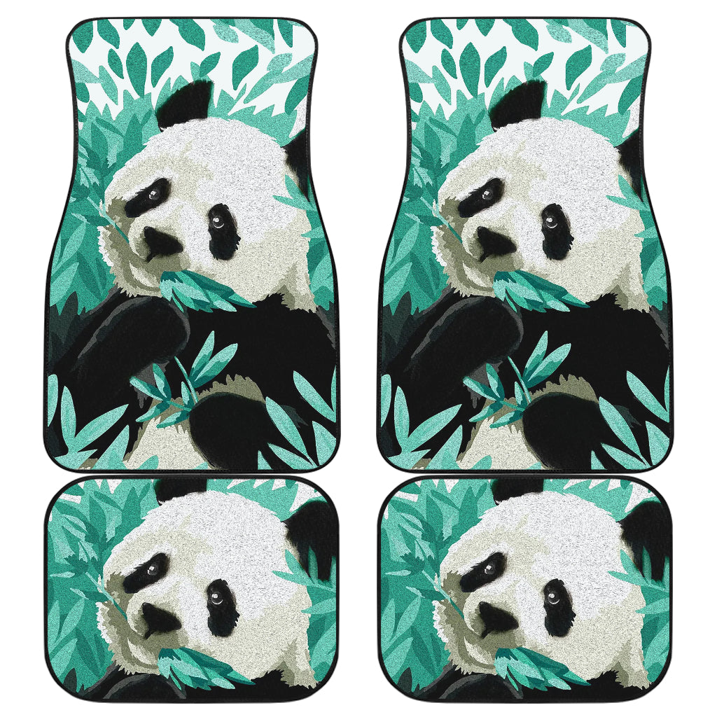 Panda Design Bamboo Printed Car Floor Mats 211106