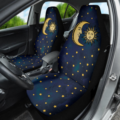 Celestial Sun And Man In Moon Car Seat Covers Style 2 210302