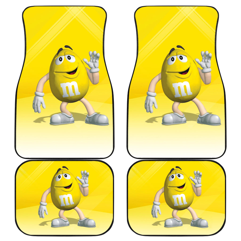 Racing Goes Nuts In Nascar M&M Chocolate Car Floor Mats 211402