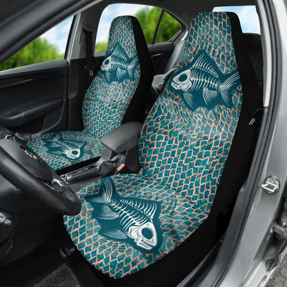 Fish Bone Art Fishing Car Seat Covers 211401