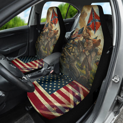 US American Civil War Car Seat Covers Style 4 213001