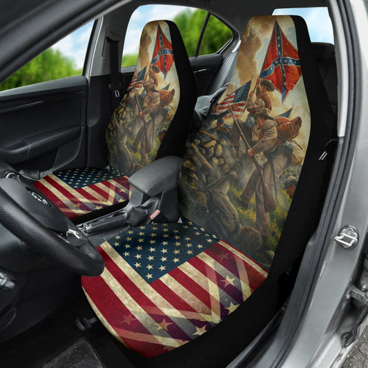 US American Civil War Car Seat Covers Style 4 213001