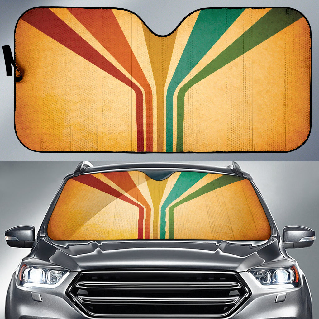 Retro Colorful Car Auto Sun Shades 210102