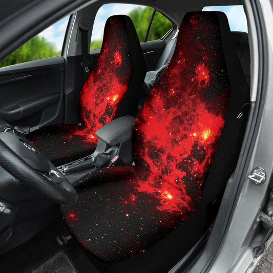 Red Galaxy Car Seat Covers 210101