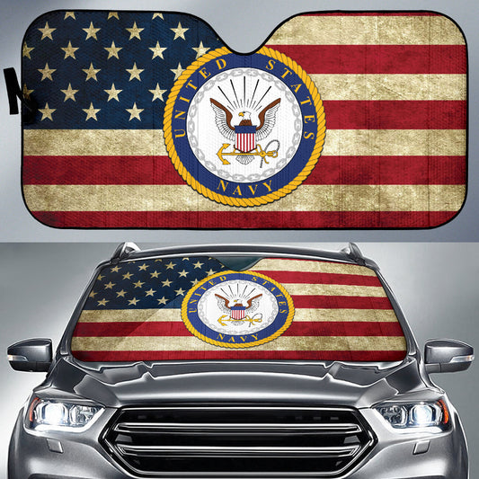 US Navy Car Auto Sun Shades Style 1 210502