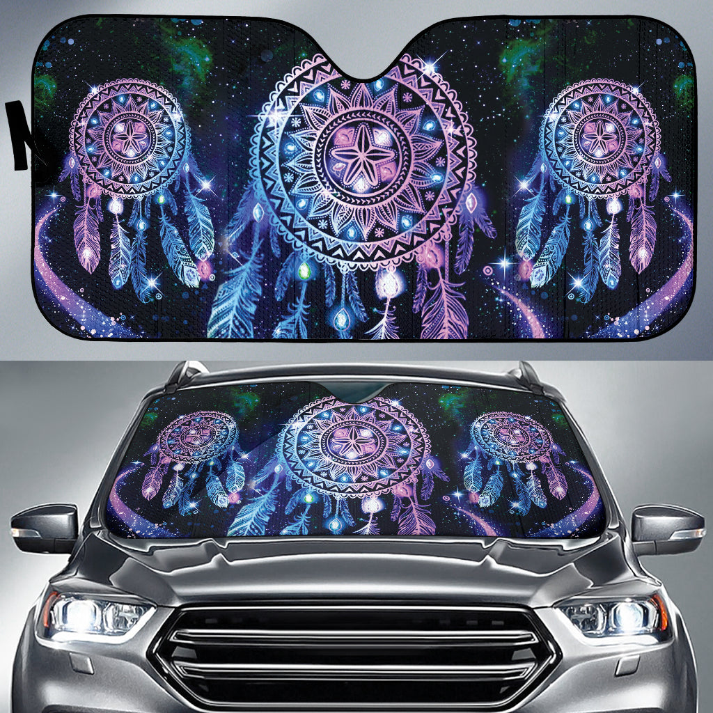 Print Dreamcatcher Boho Galaxy Light Universal Car Auto Sun Shades 211801