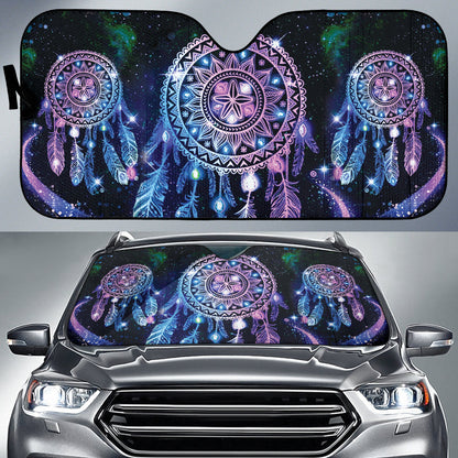 Print Dreamcatcher Boho Galaxy Light Universal Car Auto Sun Shades 211801